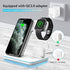 WAITIEE Wireless Charger 3 in 1, 15W Fast Charging Station for Apple iWatch 6/5/4/3/2/1,AirPods Pro, Compatible with iPhone 14/13/12/Pro Max/11 Series/XS Max/XR/XS/X/8/8 Plus/Samsung Galaxy (White)