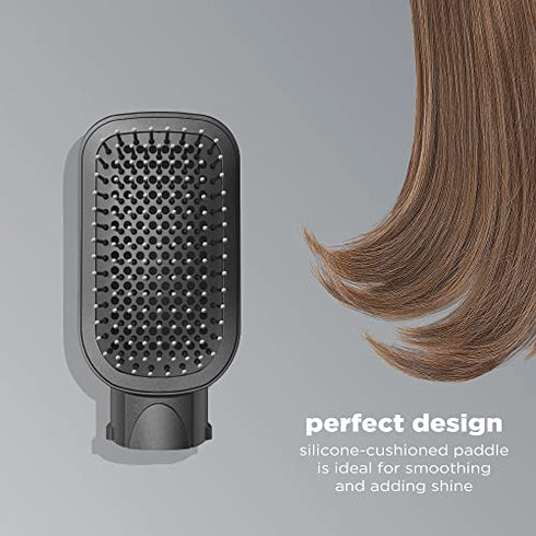INFINITIPRO BY CONAIR The Knot Dr. Cushioned Paddle Brush, Smooth and Shine All Hair Types, Compatible with INFINITIPRO BY CONAIR The Knot Dr. Dryer Brushes