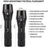ULTRAFIRE Tactical LED Flashlight Hunting Flashlight A100 Focusable 3 Colors Exchange Glass Lens (Generate RED or Green Light )