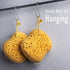 myHomeBody Premium Bath Sponge, Foam Loofah Sponge, Body Sponge for Shower - Large Size, Lots of Lather, Curvy, 3 Pack