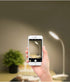 2 Pack Miady Clip on Lamp,Battery Powered Reading Lamp,Clip on Light for Bed Clip on Battery Light with 3 Brightness Level,USB Rechargeable, Reading Lamp