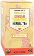 Organic Ginger Turmeric Herbal Tea 20 envelopes each (Pack of 2) (Premium pack)