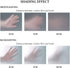 Qualsen Privacy Window Film Frosted Glass Film Matte White Non-Adhesive Static Window Cling Anti-UV Window Sticker for Bathroom Home Office Kitchen Living Room Front Door (23.6 x 78.7 Inch)