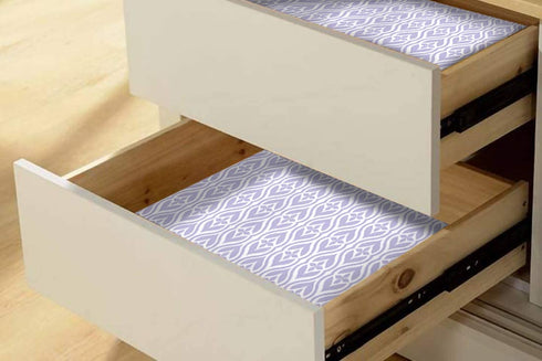 SCENTORINI Lavender Scented Drawer Liners, Scent Paper Liners for Drawers, Dresser Shelf, Linen Closet (6 Sheets)