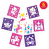 Baker Ross AR939 Washable Fairy Stencils - Pack of 6, Washable Plastic Paint Stencil Set for Kids Arts and Crafts Activities