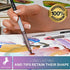 Round Watercolor Brushes Variety Set of 11 Water Color Brushes - Artist Quality for Watercolor Paints, Acrylic, Inks, Gouache, Oil and Tempera by Adi's&Guy's