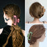 Hair Claw Clips 8 PCS 4.1" Rectangular French Design Hair Clips Large Claw Clip for Women Girls Jaw Clips