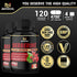 BMVINVOL (2 Packs) Berberine Supplement 4700mg Plus Ceylon Cinnamon, Turmeric - 120 Capsules - Supports Immune Function - Berberine HCl Supplement Pills - 4 Months Supply
