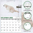2023 Wall Calendar - Dog Pooping Calendar 2023-2024 from January 2023 - June 2024, Funny Dog Calendar Gag Gifts,11" x 17" (Open), 11" x 8.5"(Closed), Perfect 2023-2023 Calendar for White Elephant Gifts Funny