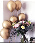 Burgundy Rose Gold Confetti Balloons of 15pcs for Burgundy Birthday Party Decorations Women/Rose Gold Latex Balloons for Maroon Rose Gold Wedding Party Background 2022 Graduation Decorations