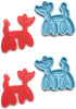 Allinlove 2 Pcs Dog Silicone Keychain Mold Handmade Keychain Mold Dog Tag Resin Casting Silicone Molds Cake Baking Mold for DIY Bag Luggage Tag Crystal Pendant Trinket Desserts Cupcake Topper
