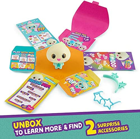My Squishy Little Dumplings – Interactive Doll Collectible With Accessories – Dip (Turquoise)
