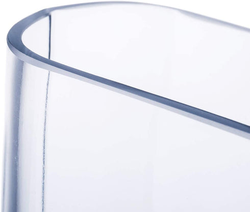 10" Clear Glass Vases Floral Planter Container for Flower Centerpieces, Floral Arrangements, Weddings, Home Decor or Office