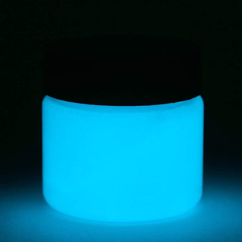 Fluorescent Glow In The Dark Paint - 1 Ounce (Fluorescent Blue) - 5+ Colors Available