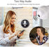 EVERSECU 360° Panoramic View 1080P WiFi IP Bulb Camera with FishEye Lens 360 Degree 3D VR Panoramic View Home Security CCTV Camera Wirelss Security Camera