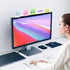 Monitor Memo Board Top Mount,18" Monitor Sticky Note Holder,Sticky Boards,Message Board for Computer Monitors