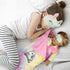 WONDOLL 18-inch Doll Clothes and Doll Sleeping Bag Set with Matching Sleepover Masks & Pillow