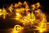 Solar Halloween Lights with led Pumpkin Light,Jack o Lantern Light 33ft 50LEDs,Orange Halloween Lights Outdoor for Patio, Garden,Parties (IP65 Waterproof,8 Light Modes Warm White)