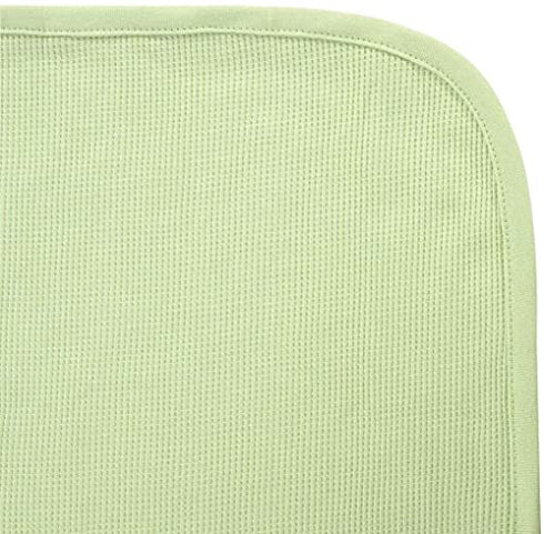 American Baby Company 30 X 40 - Soft 100% Natural Cotton Thermal/Waffle Swaddle Blanket, Celery, Soft Breathable, for Boys and Girls