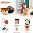 Endoto Foundation Makeup Brush Flat Top High-Density Magic Hexagon Face Kabuki Brush for Flawless Powder, Blending Liquid or Cream Cosmetics with Portable Case