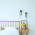 Tengda Fake Potted Succulents Plants 2Pcs Artificial Hanging Strings of Pearls Plastic Tabletop Greenery for Front Door Kitchen Bathroom Indoor d©cor (Succulent)