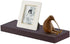ZGZD Floating Shelves for Wall, Easy to Install, Set of 3, 5.9" Deep (Espresso Brown)