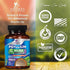 Psyllium Husk Capsules 1450mg, Non-GMO Gluten Free Digestive Support Natural Fiber Supplement - Nature's Psyllium Fiber Caps Support Digestion & Regularity for Adult Men and Women - 60 Capsules