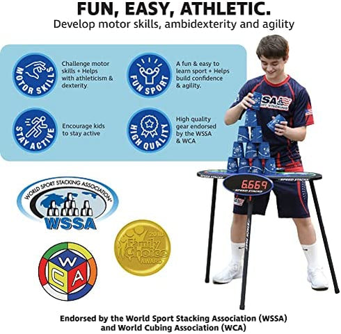 Speed Stacks | G5 Timer | Endorsed by Sport Stacking and Cubing associations | Accuracy to 0.001 seconds, batteries included