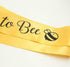 HAPPYLAND Baby Shower Decorations Yellow Sash and Tinplate Badge Mommy to Bee and Daddy to Bee Baby Shower