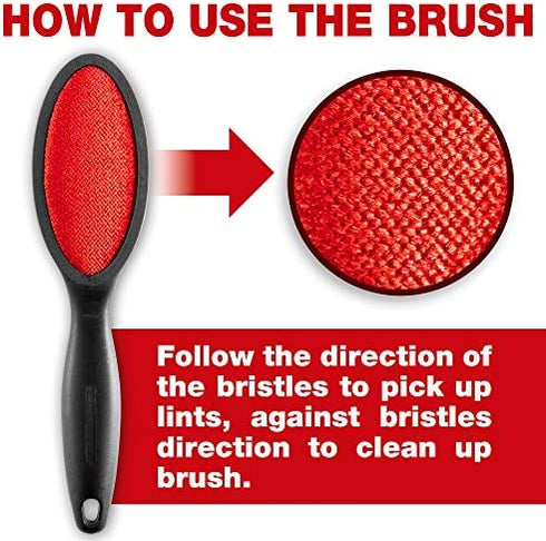 Lint Brush, Lint Remover for Clothes, Pet Hair Remover Lint Brushes for Clothes, Reusable 2-Pack Fur Remover Cat Dog Hair Remover Pet Hair Remover for Couch Clothing Furniture
