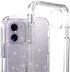 IDYStar iPhone 11 Case Glitter Clear for Girls, Hybrid 2 in 1 Shockproof Heavy Duty Protection Shock Resistant Durable Slim Fit Cover for iPhone 11 6.1 Inch, Glitter Clear