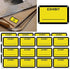 Legal Exhibit Stickers 1.65 X 1 Inches Fluorescent Exhibit Labels - Yellow Color-Coded Exhibit Labels Blank File Folder Labels Tabs for Offices Courts Legal Documents Report Dividers 300 Pcs