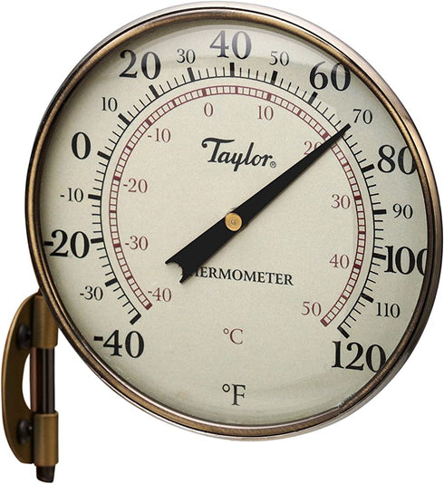 Taylor Precision Products Heritage Metal Dial Thermometer (4.25-Inch)