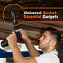 Universal Socket Tool Gift for Men, Super Grip Socket Set Fits Standard 1/4''-3/4'' with Multi-Function Power Drill Adapter, Christmas Stocking Stuffers for Men Him Dad Husband Boyfriend Her (Black*1)