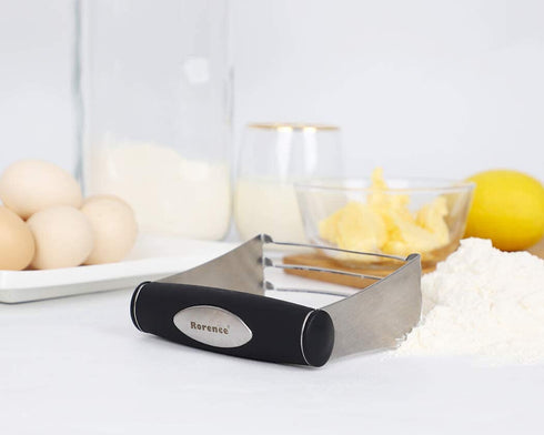Rorence Dough Cutter Pastry Blender Biscuit Cutter Bowl Scraper Set