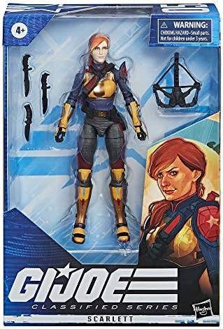 G.I. Joe Classified Series Scarlett Action Figure Collectible 05 Premium Toy with Multiple Accessories 6-Inch Scale with Custom Package Art (Deco May Vary)