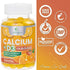 Sugar Free Chewable Calcium Gummies with Vitamin D3 - Premium Calcium & Vitamin D Gummy Chews for Bone & Teeth Health & Immue Support - Non-GMO, Orange Flavor, Nature's Supplement - 60 Gummies