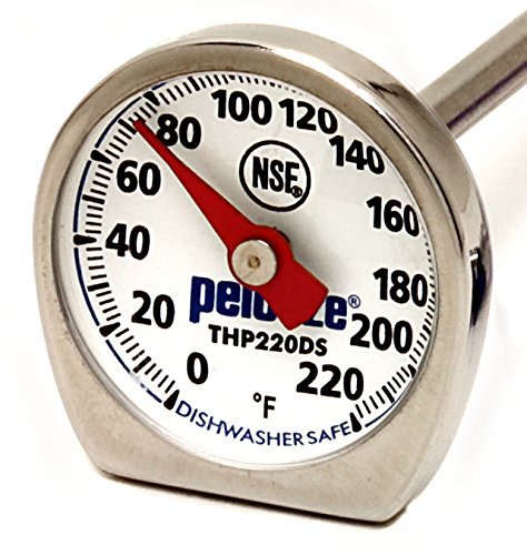 Rubbermaid Commercial Products Food/Meat Instant Read Thermometer, Pocket Size, Dishwasher Safe (FGTHP220DS)