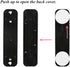Pack of 4, WeFoonLo DIY Stick on 5 LED Touch Tap Lights Battery Powered Push Night Light for Closets, Cabinets, Cupboard, Hallway, Stairs, Attics, Garages, Car, Sheds, Storage Room (Black)