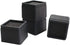 Muhome Stackable Bed and Furniture Risers 3 Inch Heavy Duty Bed Lifts for Sofa Couch Chair Table Additional 3 or 6 Inch Height or Storage Black