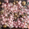 Metallic Pink Balloons and Gold Balloons 146pcs, Macaron Pink Balloon Kit with Gold and Pink Metallic Balloons and Accessories for Engagement Wedding Anniversary Birthday Party Bridal and Baby Shower Decoration Backdrop