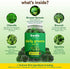 Superfood Greens Gummies with Fruits and Veggies for Energy & Immunity - Fruit and Vegetable Supplements with Spirulina, Chlorella, Beets & Tart Cherry - Daily Greens Supplements - 60 Veggie Gummies