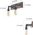 LNC 2-Light Vanity Lights Wall Sconce Black Wall Lamp Industrial Bathroom Wall Lighting