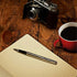 Parker Jotter Fountain Pen, Stainless Steel Body, Medium Point, Blue Ink, Includes Gift Box