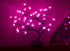 Lightshare 16Inch 36LED Cherry Blossom Bonsai Light, Pink Light, Battery Powered and Plug-in Adapter (Included), Built-in Timer, Décor for Home,Festival,Party,Christmas,Night Light