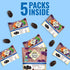 ORGANIC Prunes - Sunny Fruit - (5) 1.06oz Portion Packs per Bag | Purely Dried Plums - NO Added Sugars, Sulfurs or Preservatives | NON-GMO, VEGAN & HALAL