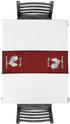 Meet 1998 Cotton Linen Table Runners Farm Animal Rooster Cock Tablecovers for Kitchen Garden Red Wedding Parties Dinner Indoor Outdoors Home Decorations 13x70 inches