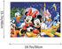 Kimily DIY Paint by Numbers for Adults Kids Disney Mickey Paint by Numbers DIY Painting Disney Acrylic Paint by Numbers Painting Kit Home Wall Living Room Bedroom Decoration Mickey Donald Duck Pluto