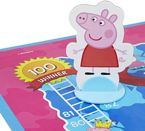 Chutes and Ladders: Peppa Pig Edition Board Game for Kids Ages 3 and Up, Preschool Games for 2-4 Players, Kids Board Games, Kids Games