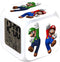 ASLNSONG Super Mario Bros Color Change Digital Alarm Clock 7 Colors Change Digital Alarm Clock with Time, Temperature, Alarm, Date (A)